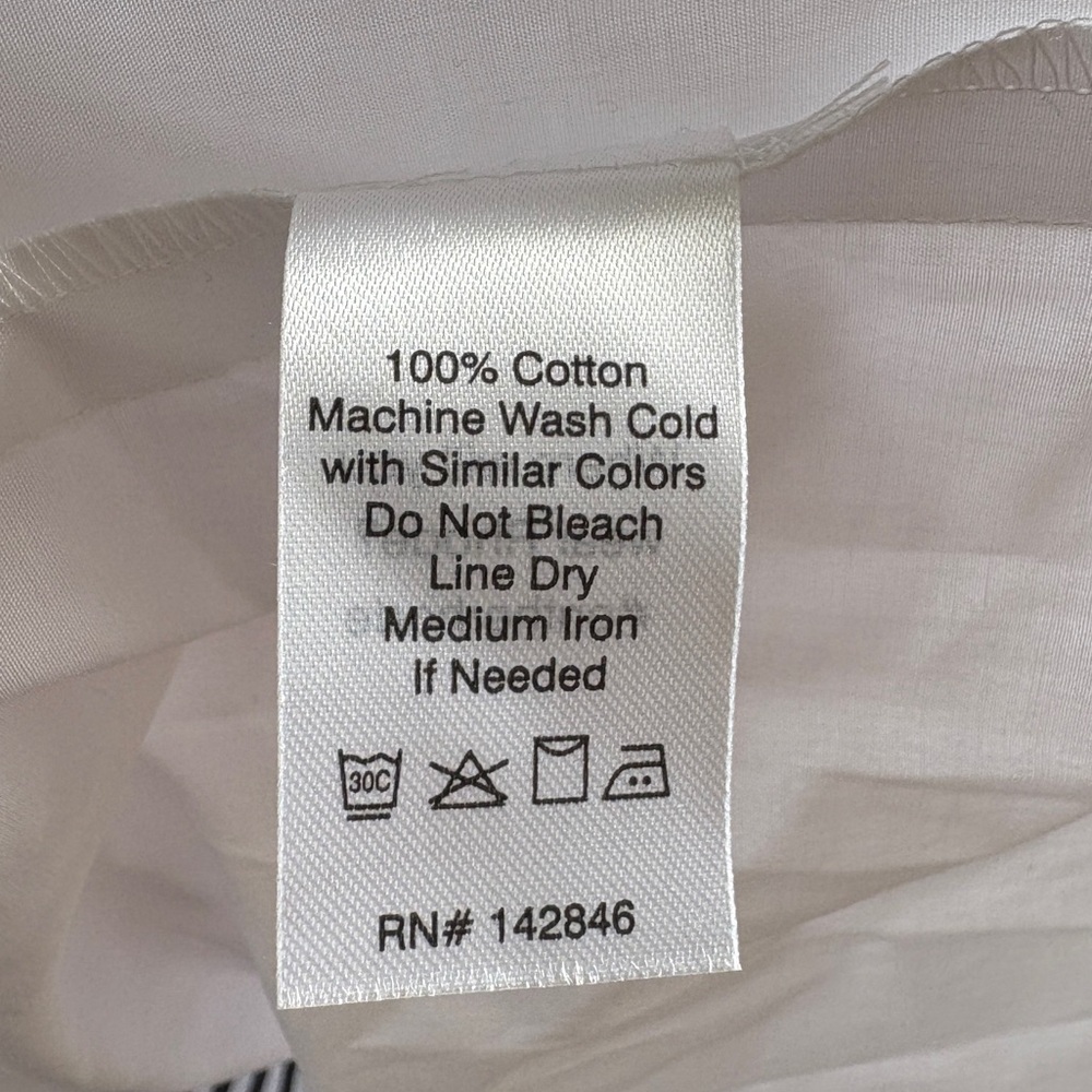 $475 NWT White Rhode Cotton “Nisha” Midi Dress Sz Medium - Picture 9 of 15